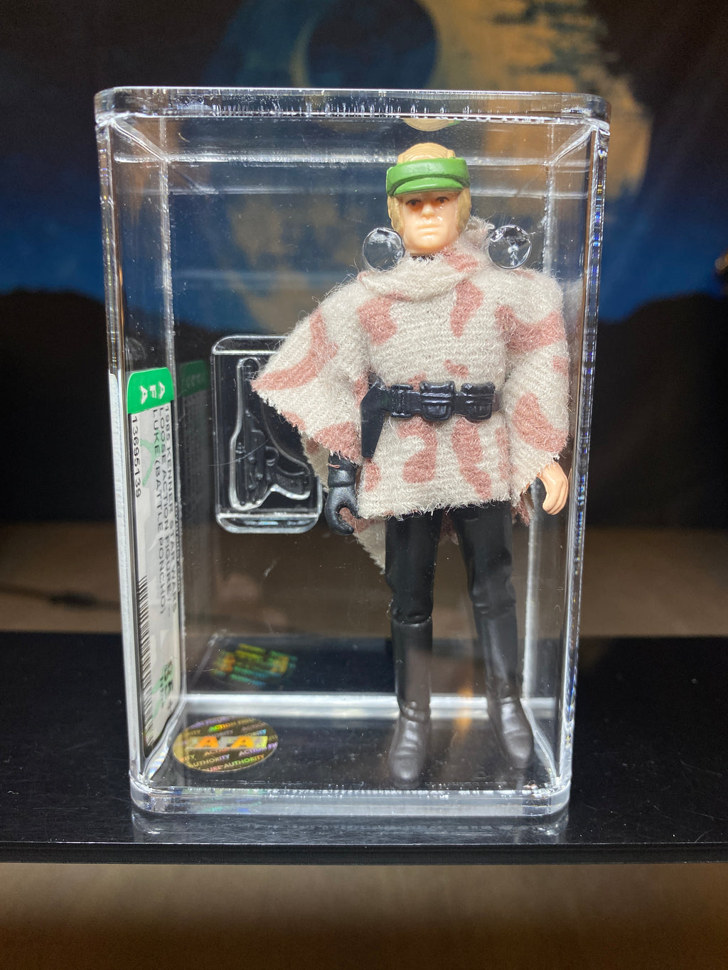 Star Wars 1985 Luke Skywalker Battle Poncho Last 17 AFA 85+ Gold