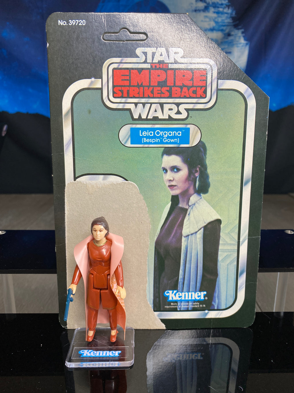 1980 Star Wars Empire Strikes Back Bespin Leia Complete w/ Original 31B Card Back